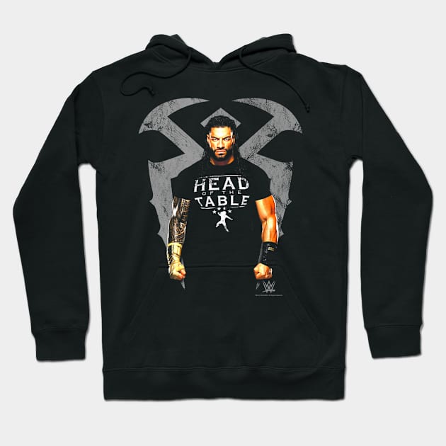 Roman Reigns Head Of The Table Portrait Hoodie by Holman